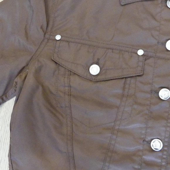 Versace Jeans  Collection Vintage Brown Women's Medium Jacket - Picture 6 of 7